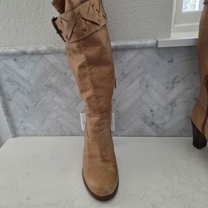 Beautiful COACH Brown Genuine Leather Boots! Size 8.5